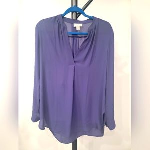 Loft size M blouse, purple